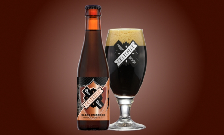 Black Emperor speciaalbier flesje en glas